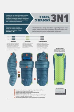 Big Agnes Lost Ranger UL 3N1 15F Long Left Slaapzak -Winkel Voor Outdoor-Avontuurartikelen g4hb3e0045 7126 09 nl