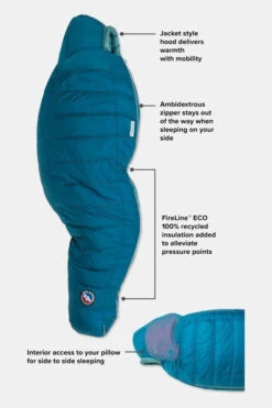 Big Agnes Sidewinder SL 35F Women's Petite Slaapzak -Winkel Voor Outdoor-Avontuurartikelen g4hb3e0061 4840 04 nl